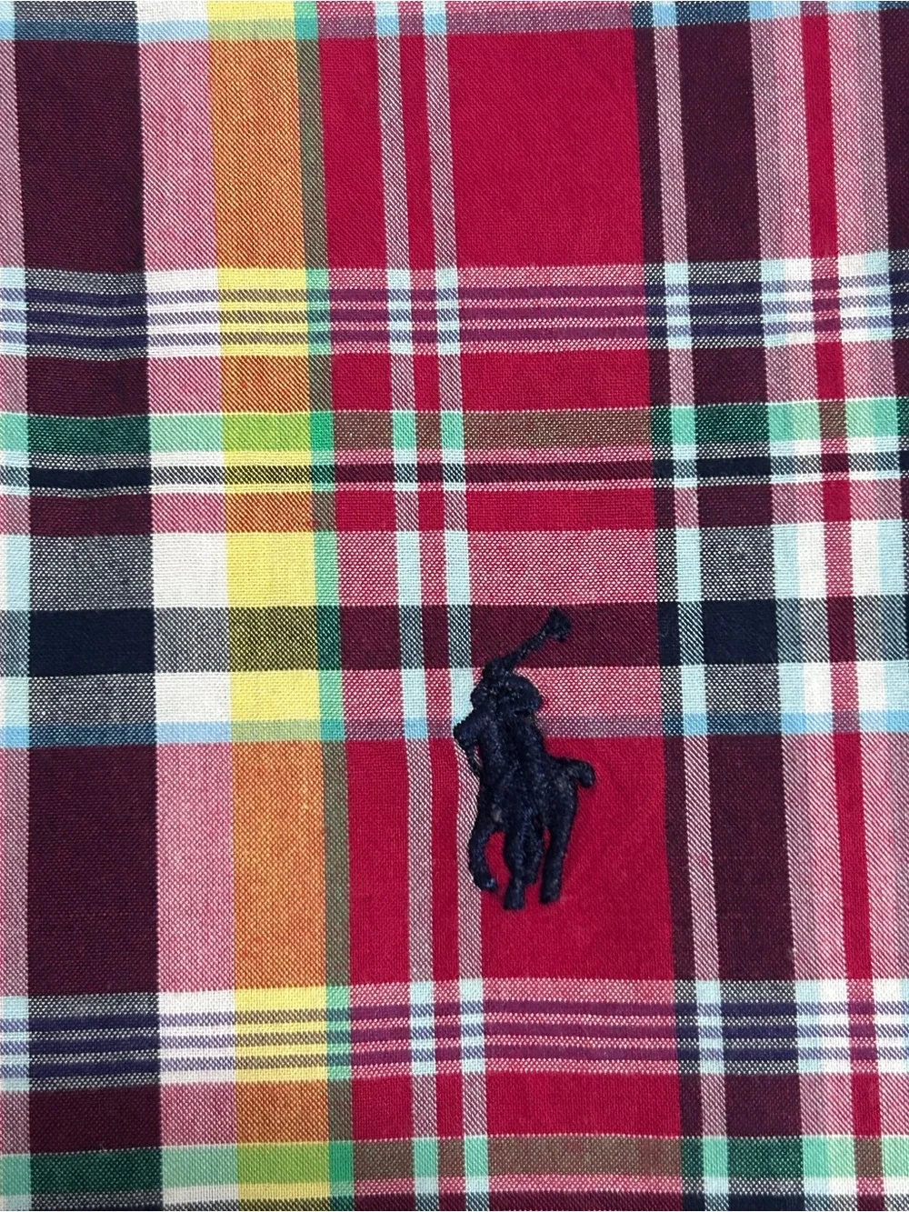 Ralph Lauren Red Plaid Button-Down Shirt